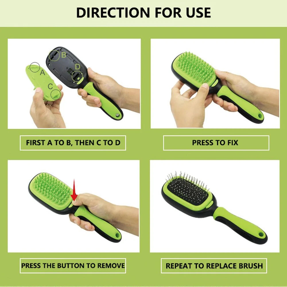 Multi-Use Pet Grooming Comb